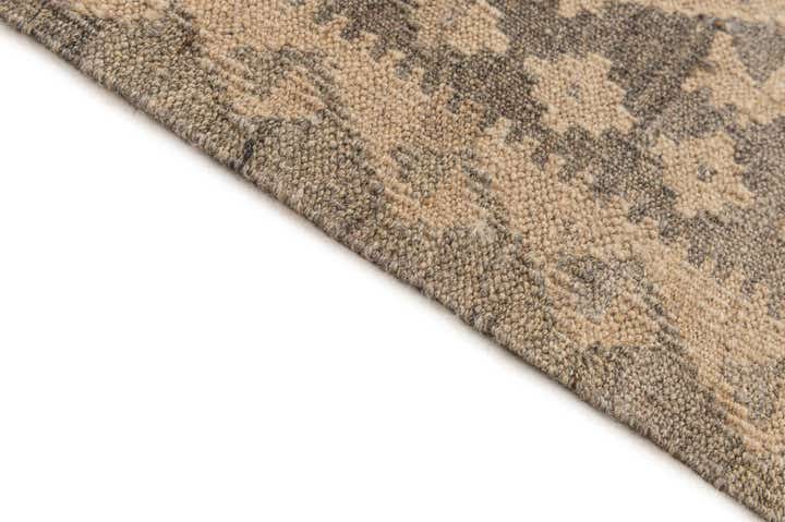 6' 6 x 9' 9 Hand Woven Kilim Maymana Wool Rug