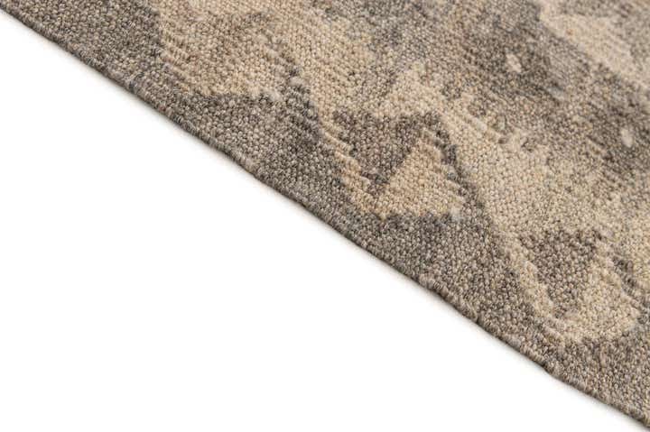 6' 6 x 9' 9 Hand Woven Kilim Maymana Wool Rug