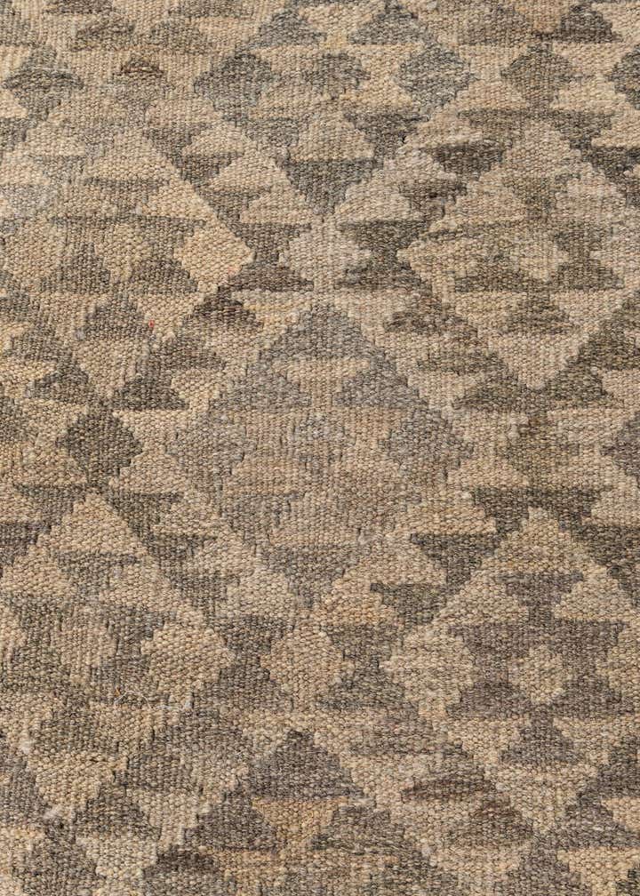 6' 7 x 9' 9 Hand Woven Kilim Maymana Wool Rug