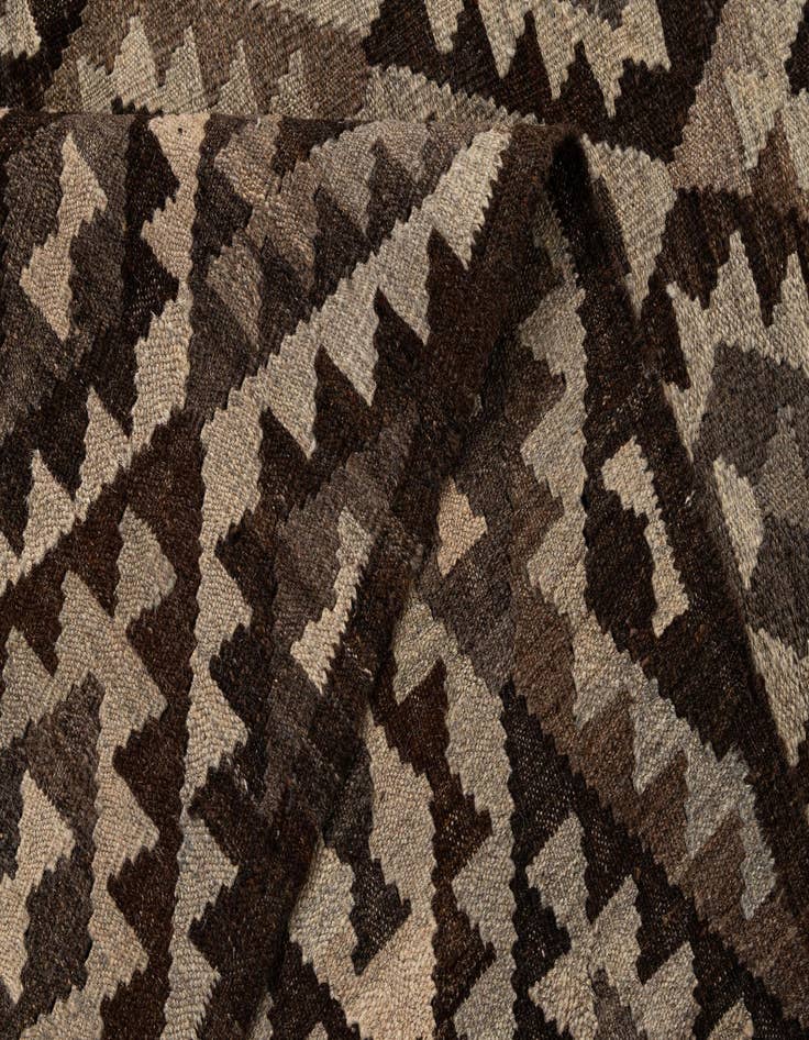Detail image of 6' 9 x 9' 1  Hand Woven Kilim Maymana Wool Rug