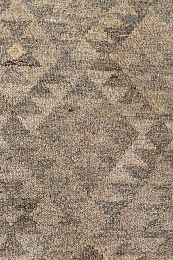 6' 6 x 9' 11 Hand Woven Kilim Maymana Wool Rug