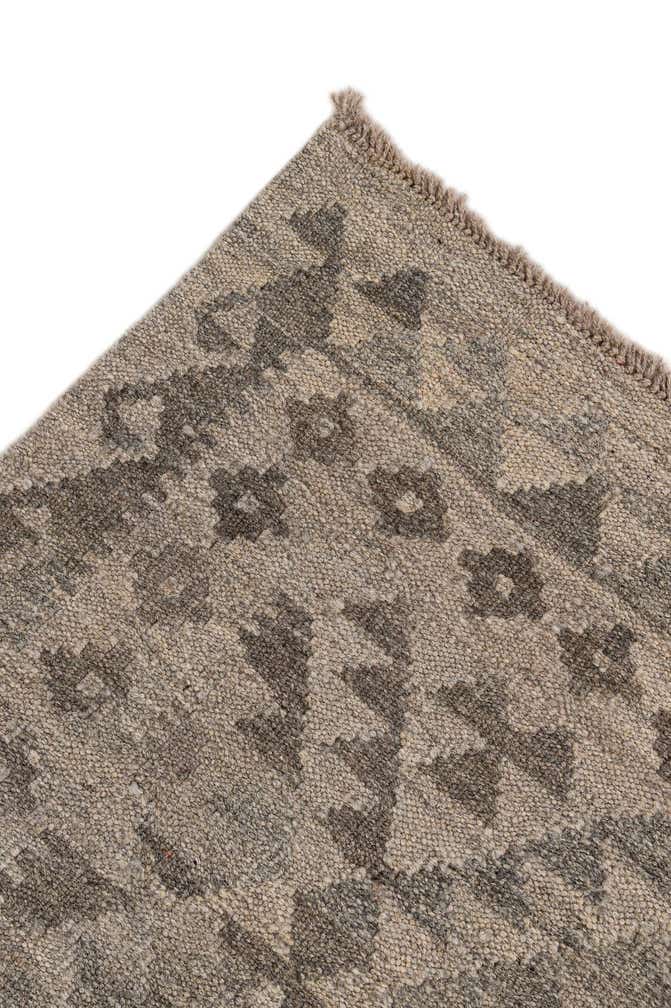 6' 6 x 9' 11 Hand Woven Kilim Maymana Wool Rug