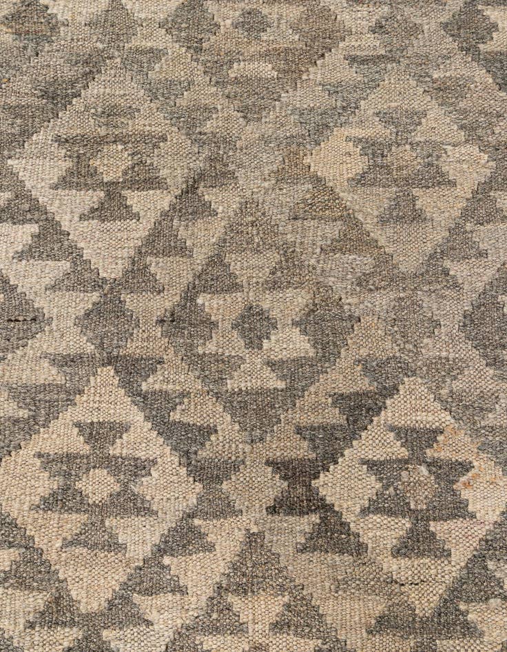 Detail image of 6' 9 x 10' 2  Hand Woven Kilim Maymana Wool Rug