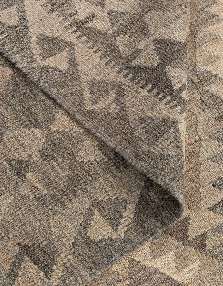 Detail image of 6' 7 x 10' 4  Hand Woven Kilim Maymana Wool Rug