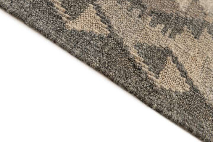 6' 8 x 10' 3 Hand Woven Kilim Maymana Wool Rug