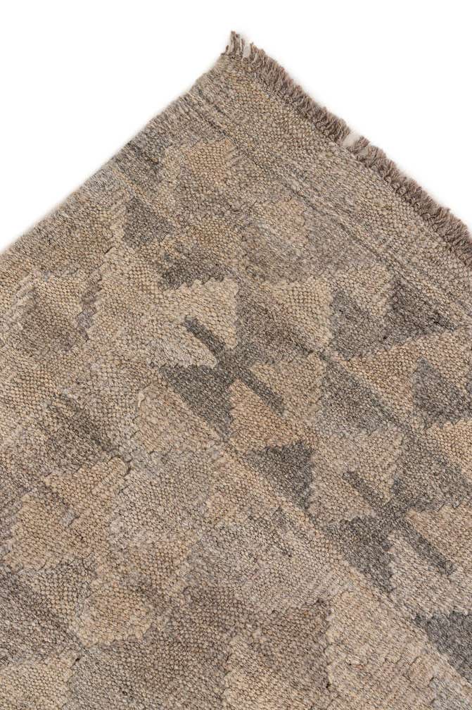 6' 8 x 10' 2 Hand Woven Kilim Maymana Wool Rug