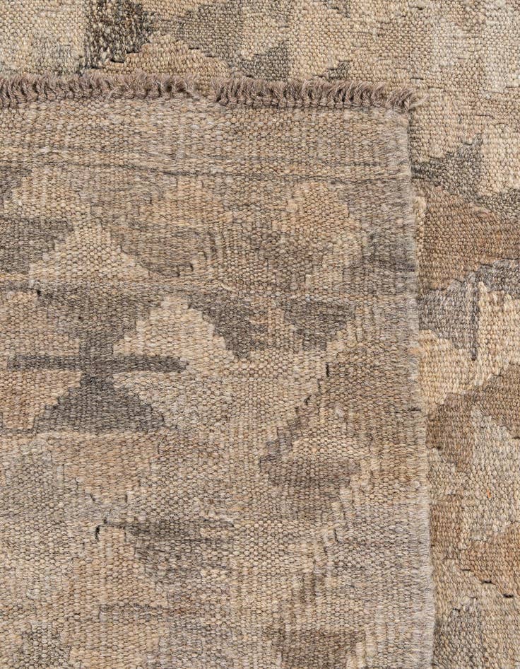 Detail image of 6' 8 x 10' 2  Hand Woven Kilim Maymana Wool Rug