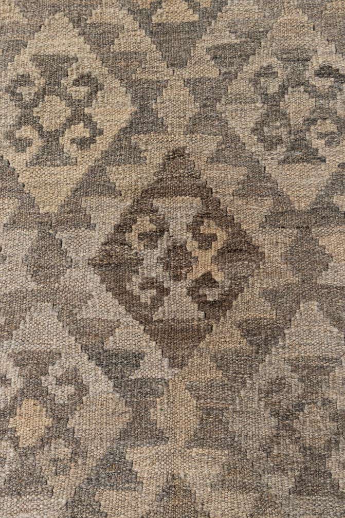 6' 6 x 10' Hand Woven Kilim Maymana Wool Rug