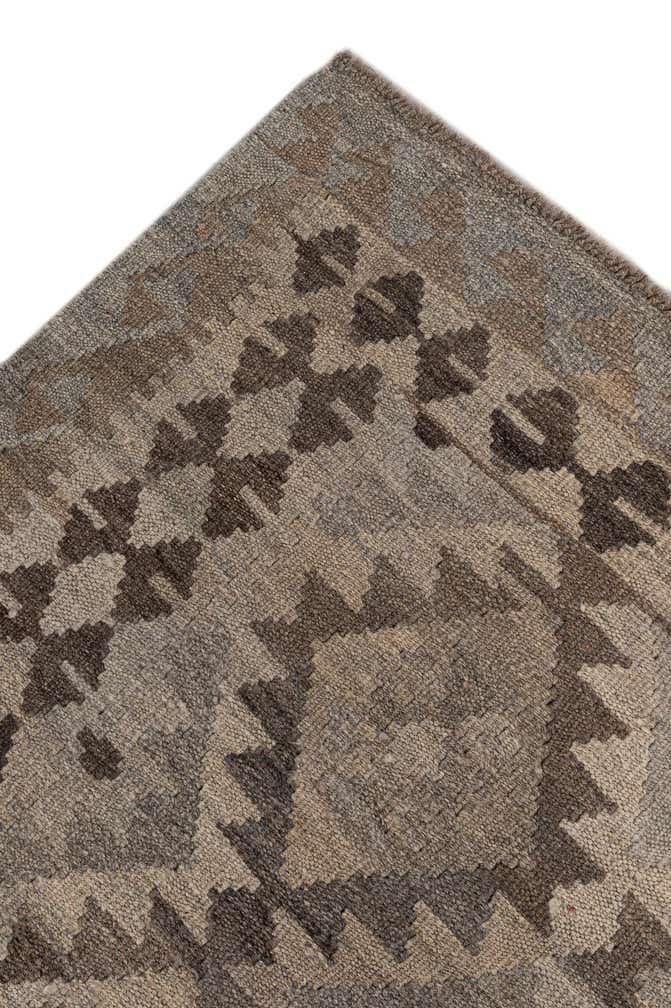 6' 6 x 10' Hand Woven Kilim Maymana Wool Rug