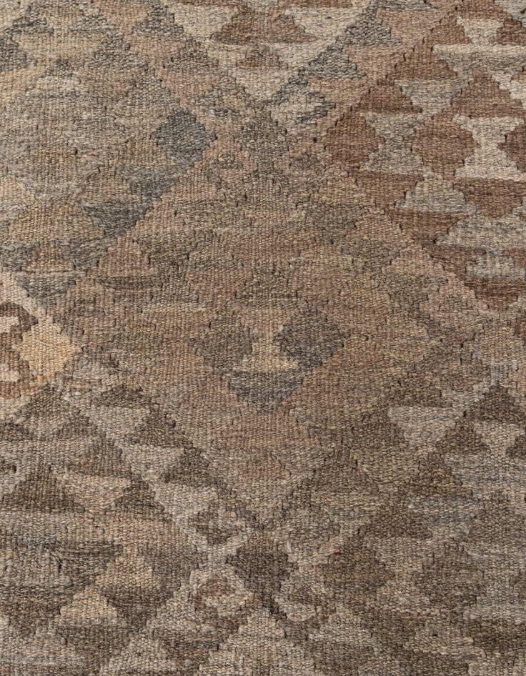 Detail image of 6' 6 x 10' 3  Hand Woven Kilim Maymana Wool Rug