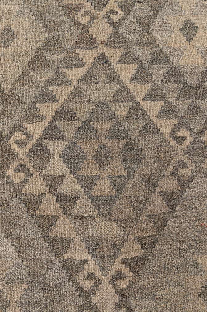 6' 6 x 10' Hand Woven Kilim Maymana Wool Rug