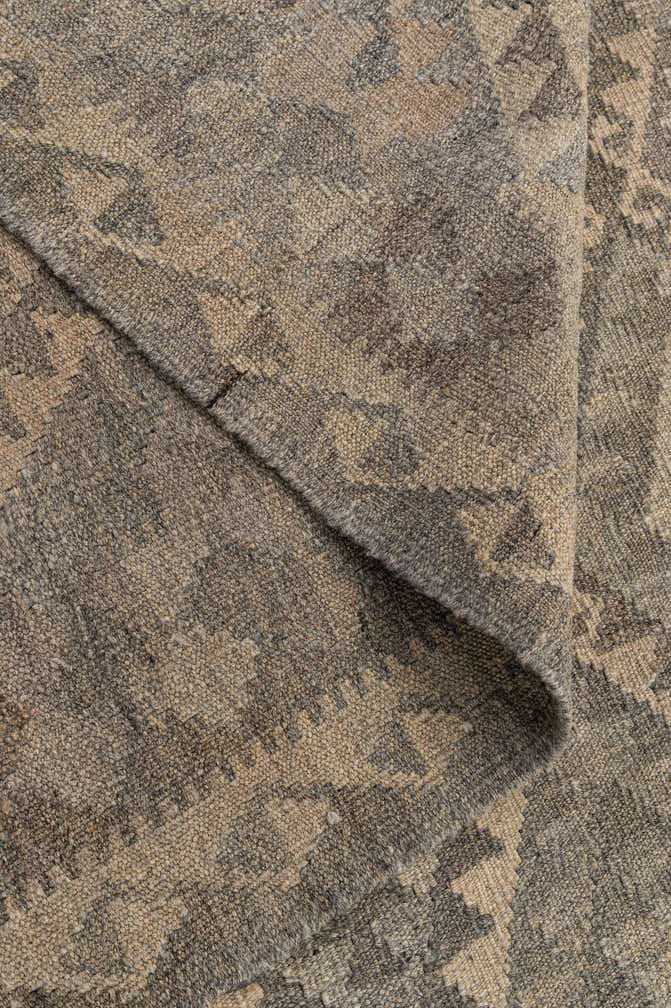 6' 6 x 10' Hand Woven Kilim Maymana Wool Rug