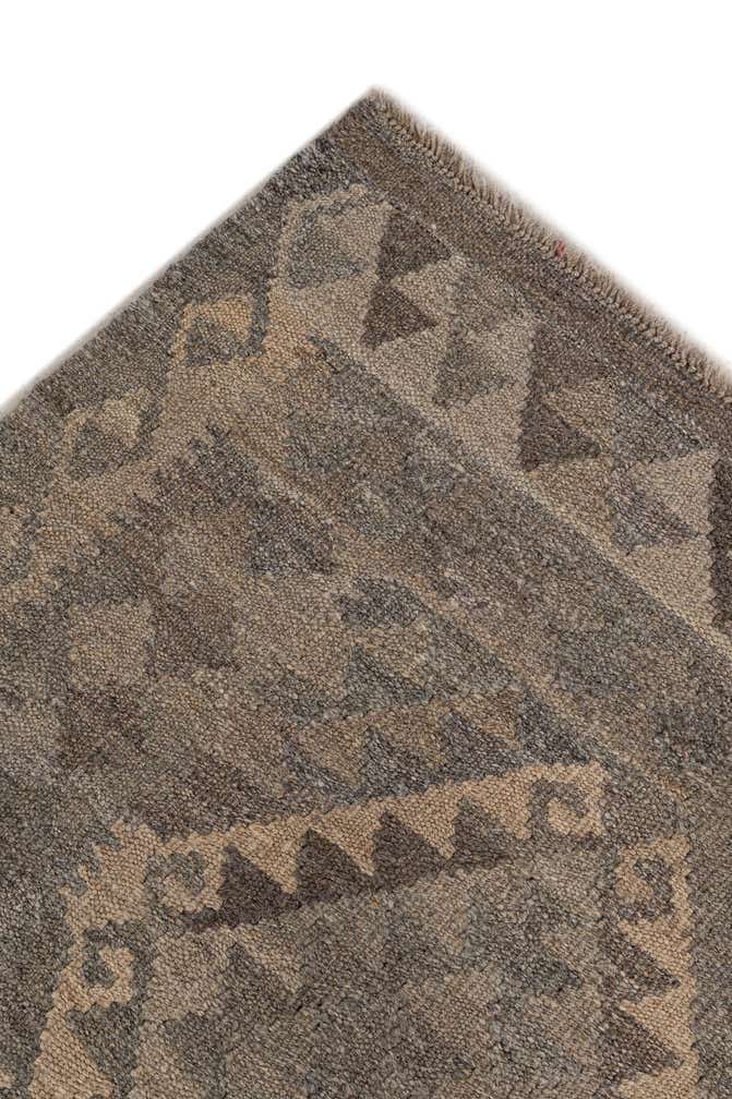 6' 6 x 10' Hand Woven Kilim Maymana Wool Rug