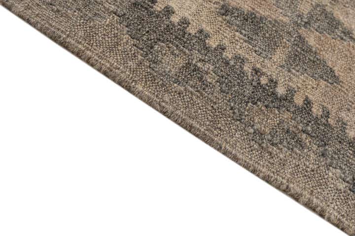 6' 10 x 10' 2 Hand Woven Kilim Maymana Wool Rug