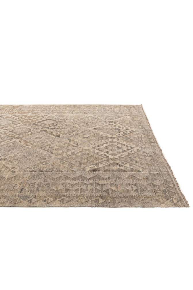 6' 8 x 10' Hand Woven Kilim Maymana Wool Rug