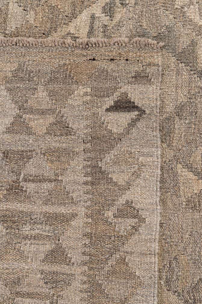 6' 8 x 10' Hand Woven Kilim Maymana Wool Rug