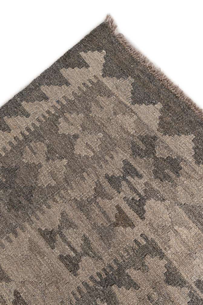 6' 9 x 10' 1 Hand Woven Kilim Maymana Wool Rug