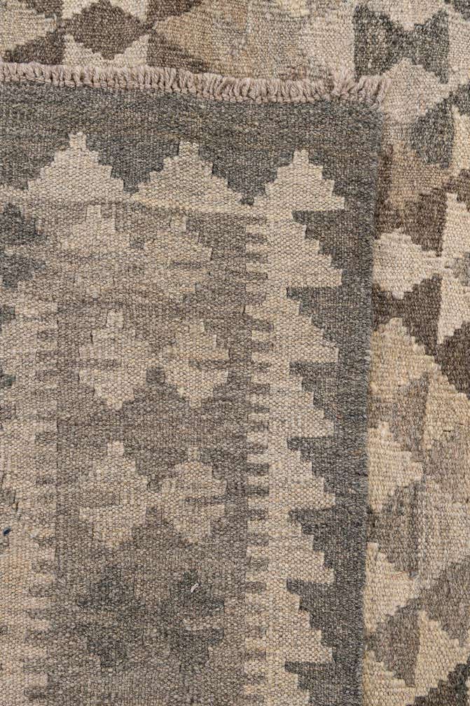 6' 9 x 10' 1 Hand Woven Kilim Maymana Wool Rug