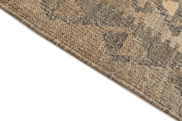 6' 9 x 9' 5 Hand Woven Kilim Maymana Wool Rug