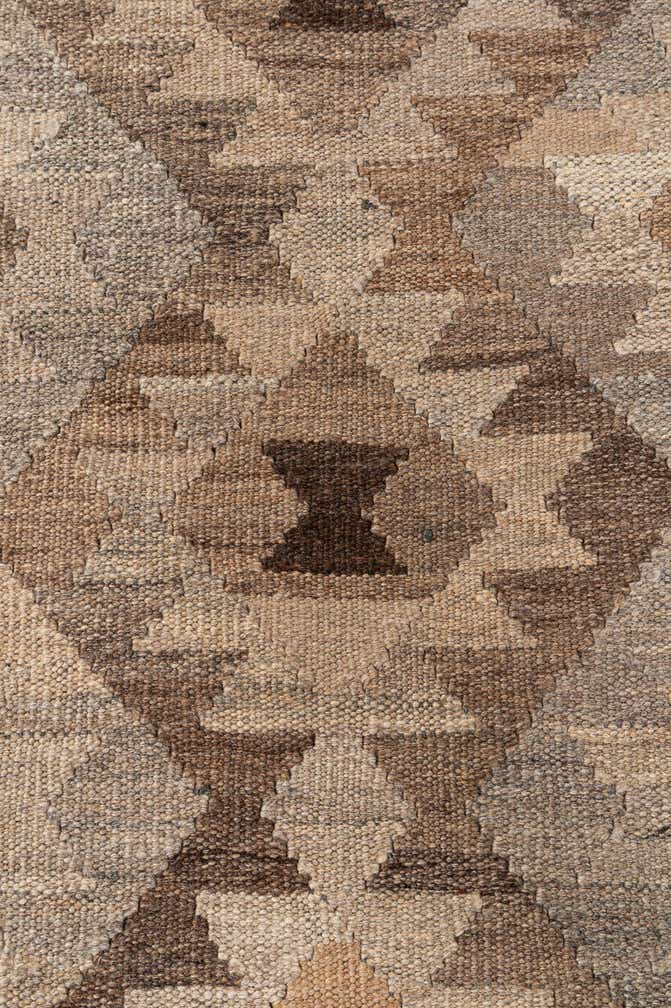 7' 4 x 9' 5 Hand Woven Kilim Maymana Wool Rug