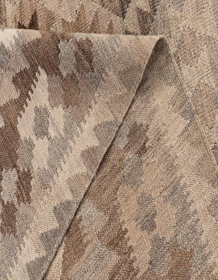 Detail image of 7' 4 x 9' 5  Hand Woven Kilim Maymana Wool Rug