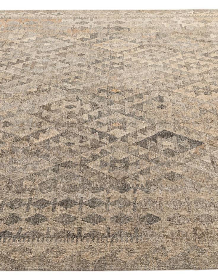 Detail image of 6' 11 x 9' 7  Hand Woven Kilim Maymana Wool Rug