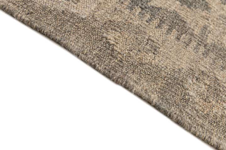 6' 11 x 9' 7 Hand Woven Kilim Maymana Wool Rug