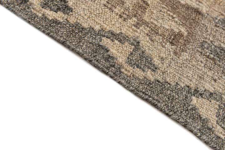 6' 11 x 9' 7 Hand Woven Kilim Maymana Wool Rug