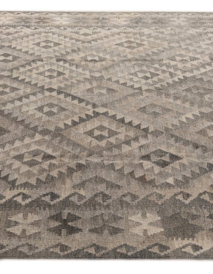 Detail image of 6' 11 x 9' 7  Hand Woven Kilim Maymana Wool Rug