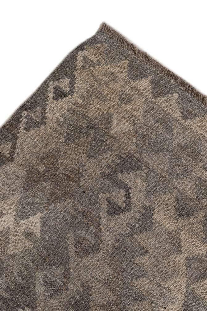 6' 11 x 9' 7 Hand Woven Kilim Maymana Wool Rug