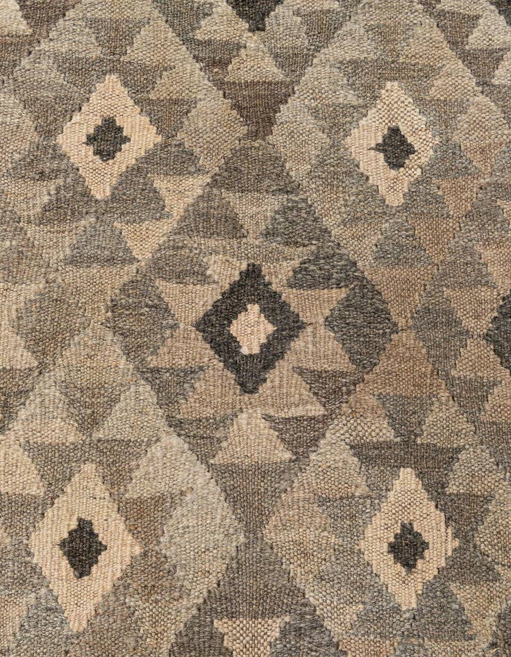 Detail image of 7' x 9' 8  Hand Woven Kilim Maymana Wool Rug