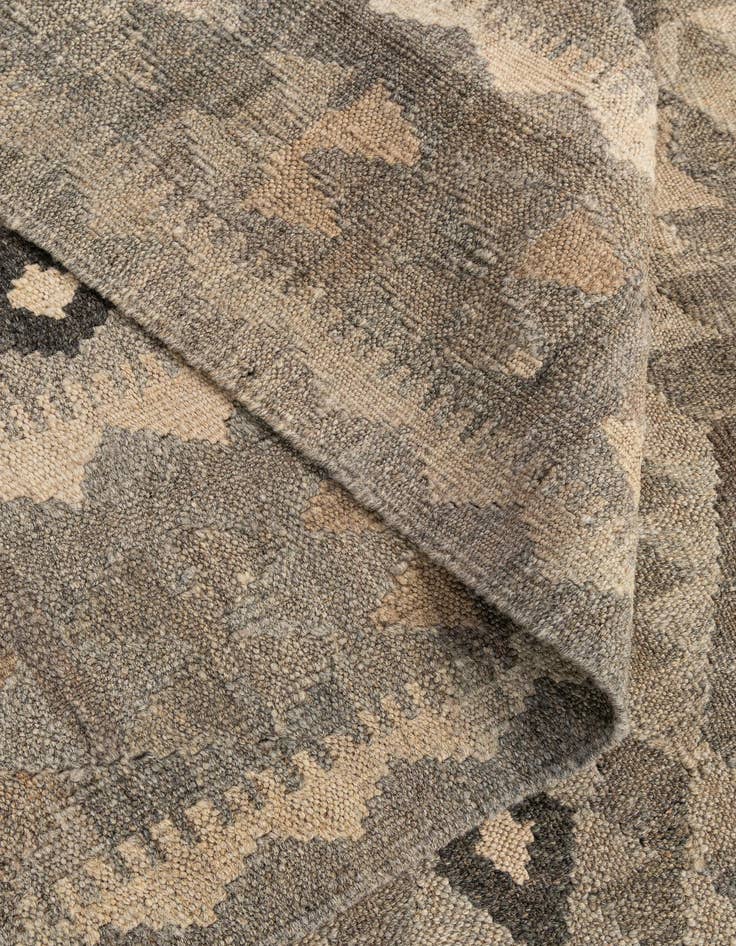 Detail image of 7' x 9' 8  Hand Woven Kilim Maymana Wool Rug