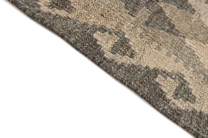 7' x 9' 6 Hand Woven Kilim Maymana Wool Rug