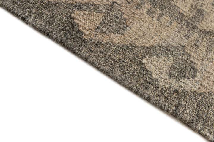 7' 1 x 9' 7 Hand Woven Kilim Maymana Wool Rug