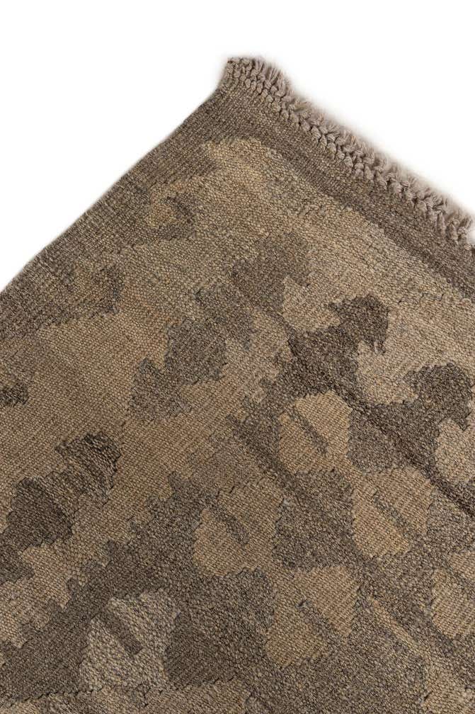 6' 8 x 9' 8 Hand Woven Kilim Maymana Wool Rug