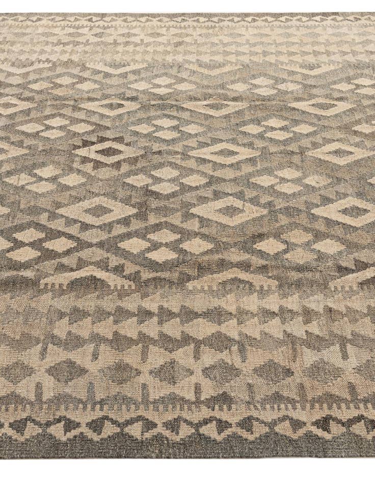 Detail image of 6' 11 x 9' 7  Hand Woven Kilim Maymana Wool Rug