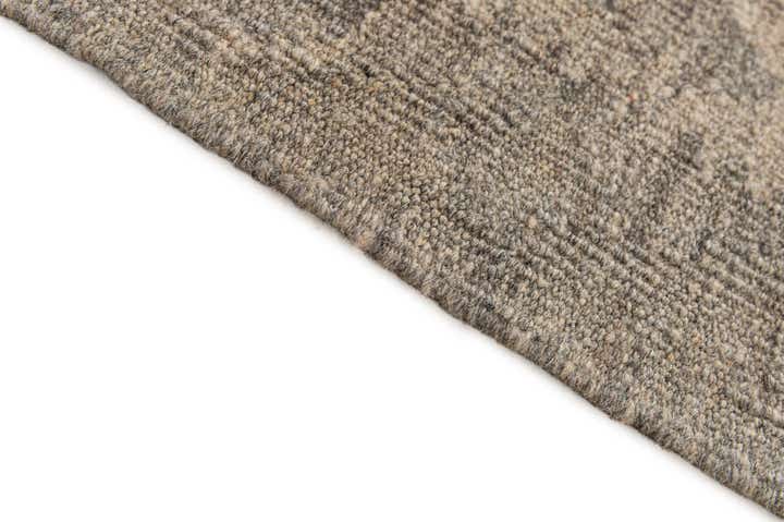 7' x 9' 8 Hand Woven Kilim Maymana Wool Rug