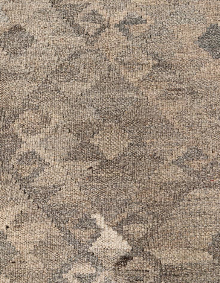 Detail image of 7' x 9' 8  Hand Woven Kilim Maymana Wool Rug