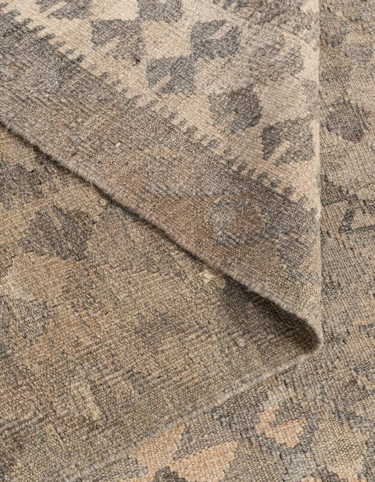 Detail image of 7' x 9' 8  Hand Woven Kilim Maymana Wool Rug