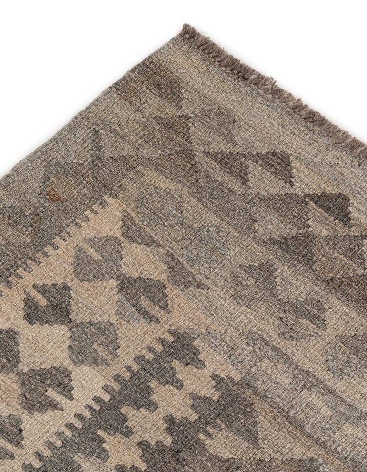 Detail image of 7' x 9' 8  Hand Woven Kilim Maymana Wool Rug