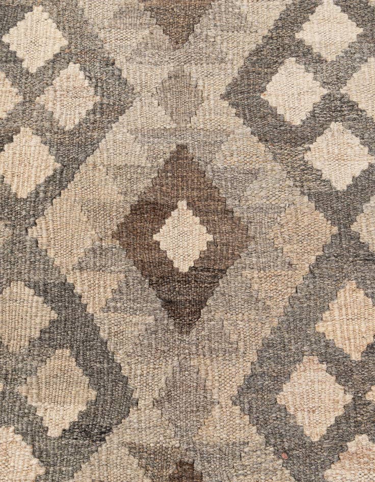 Detail image of 6' 10 x 9' 7  Hand Woven Kilim Maymana Wool Rug