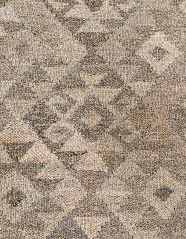 Detail image of 6' 11 x 9' 9  Hand Woven Kilim Maymana Wool Rug