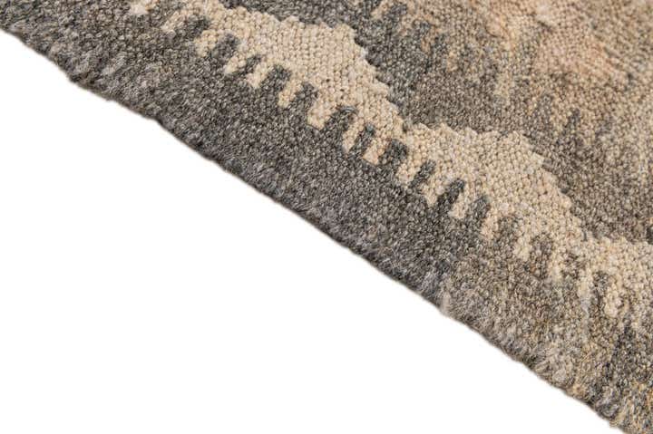 6' 7 x 9' 7 Hand Woven Kilim Maymana Wool Rug