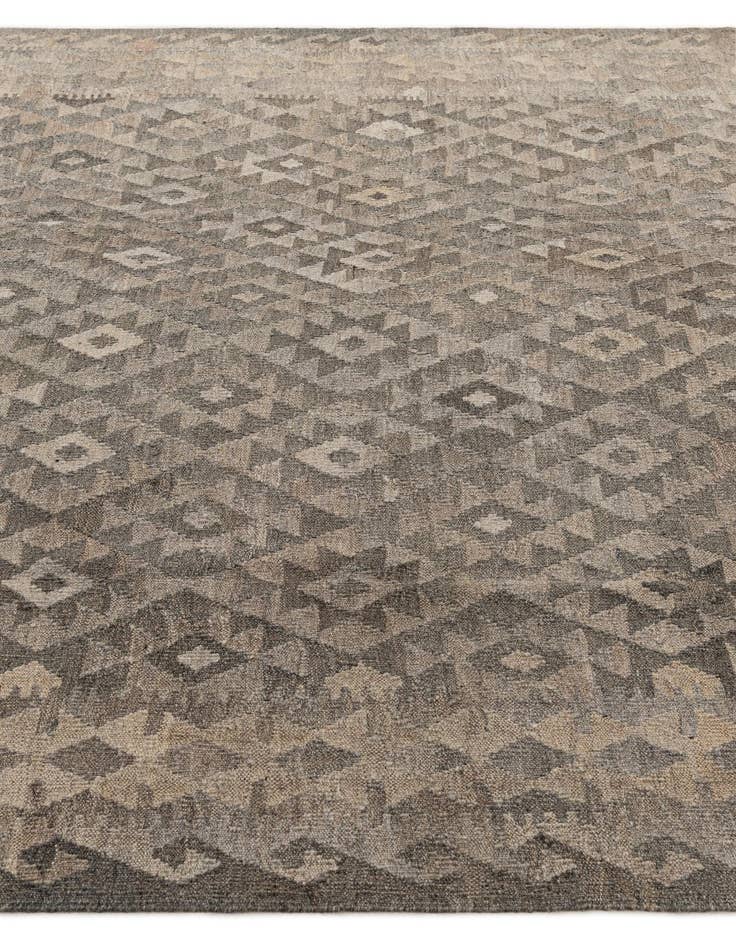 Detail image of 6' 10 x 9' 7  Hand Woven Kilim Maymana Wool Rug