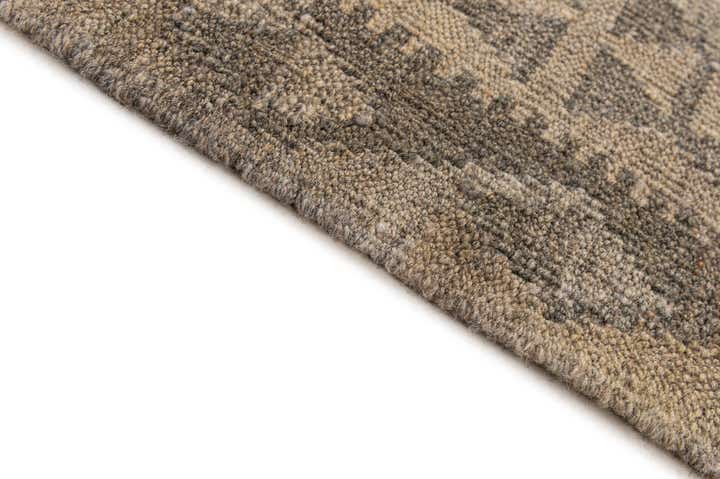 6' 10 x 9' 7 Hand Woven Kilim Maymana Wool Rug