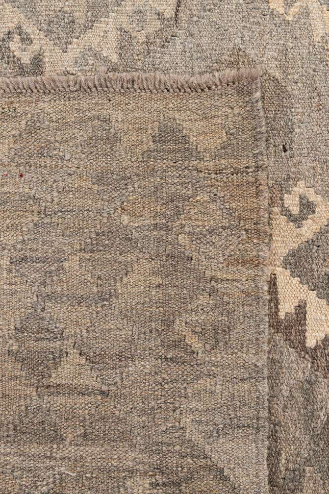6' 10 x 9' 7 Hand Knotted Kilim Maymana Wool Rug