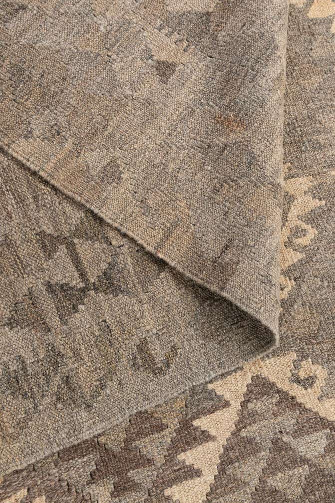 6' 10 x 9' 7 Hand Knotted Kilim Maymana Wool Rug
