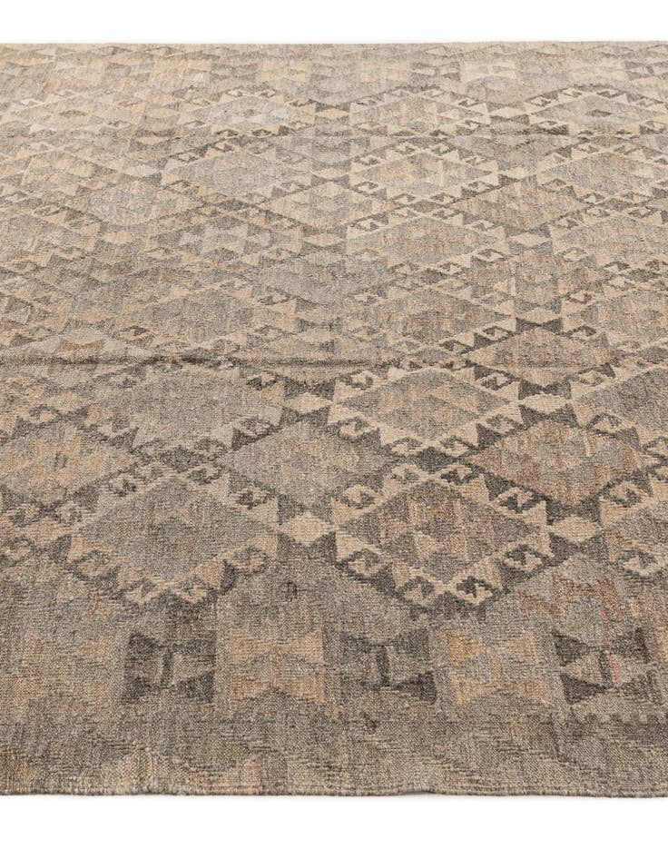 Detail image of 6' 9 x 9' 8  Hand Woven Kilim Maymana Wool Rug