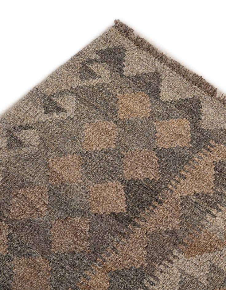 Detail image of 6' 10 x 9' 7  Hand Woven Kilim Maymana Wool Rug