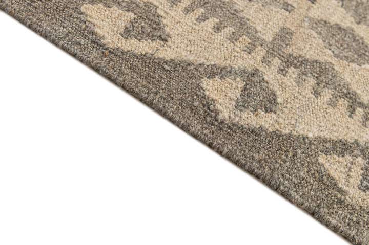 6' 11 x 9' 10 Hand Woven Kilim Maymana Wool Rug